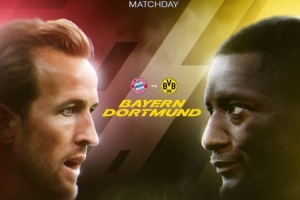 多特官方晒海报预热对阵拜仁：吉拉西PK凯恩