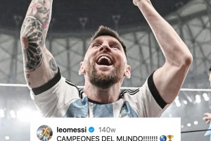 7460万赞！3年过去了梅西赢得世界杯帖子仍然是INS史上点赞最多的