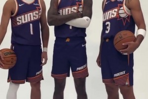 排面啊！太阳三位核心球员拍定妆照，杰伦-格林直接站在C位！