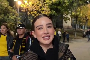 老实了！赛前阿拉木图球迷是真没把皇马放在眼里啊😂