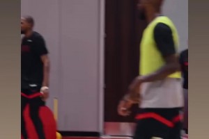 卡里乌斯老婆晒出化妆视频，这身材不得不承认真的是天花板😍